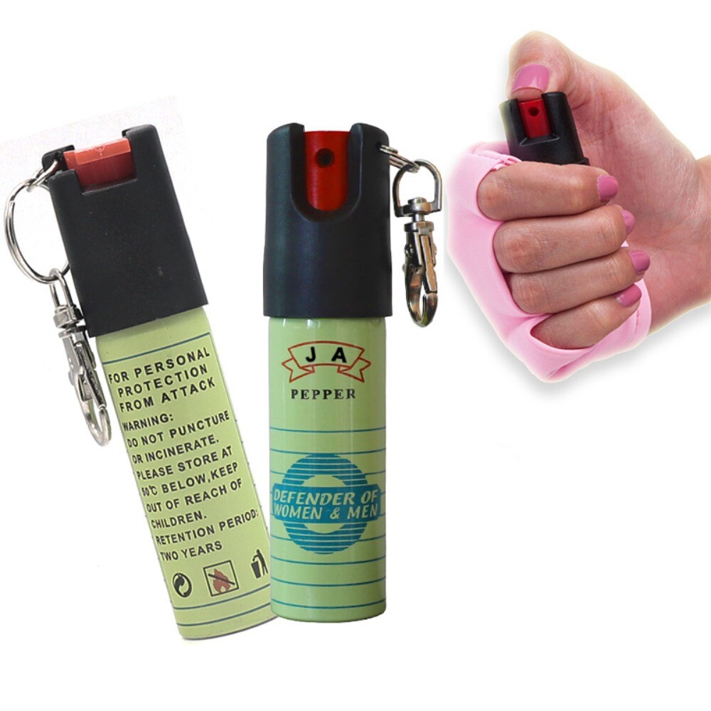2 Pack Pepper Spray Keychain – Maximum Strength OC Spray Self Defense