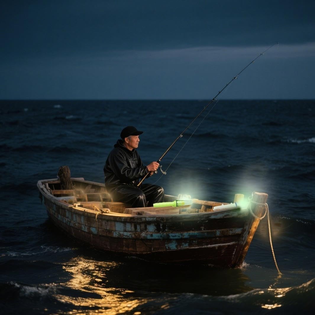 USCG Boat Flares Electronic Waterproof Visual Distress Signals fr Fishing Safety