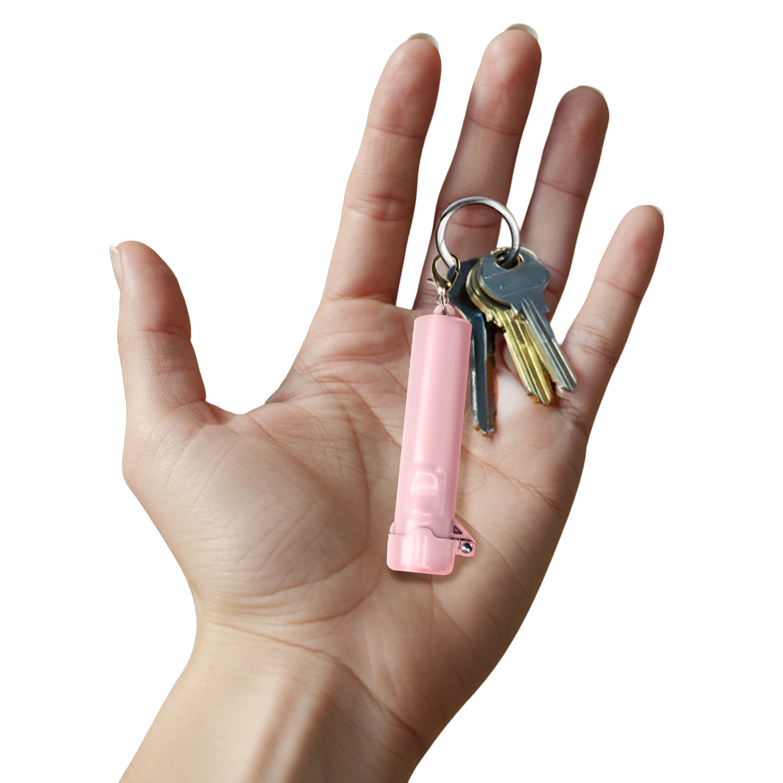 Packin’ Heat, Mini Pepper Spray with Easy-open Cap and Keychain