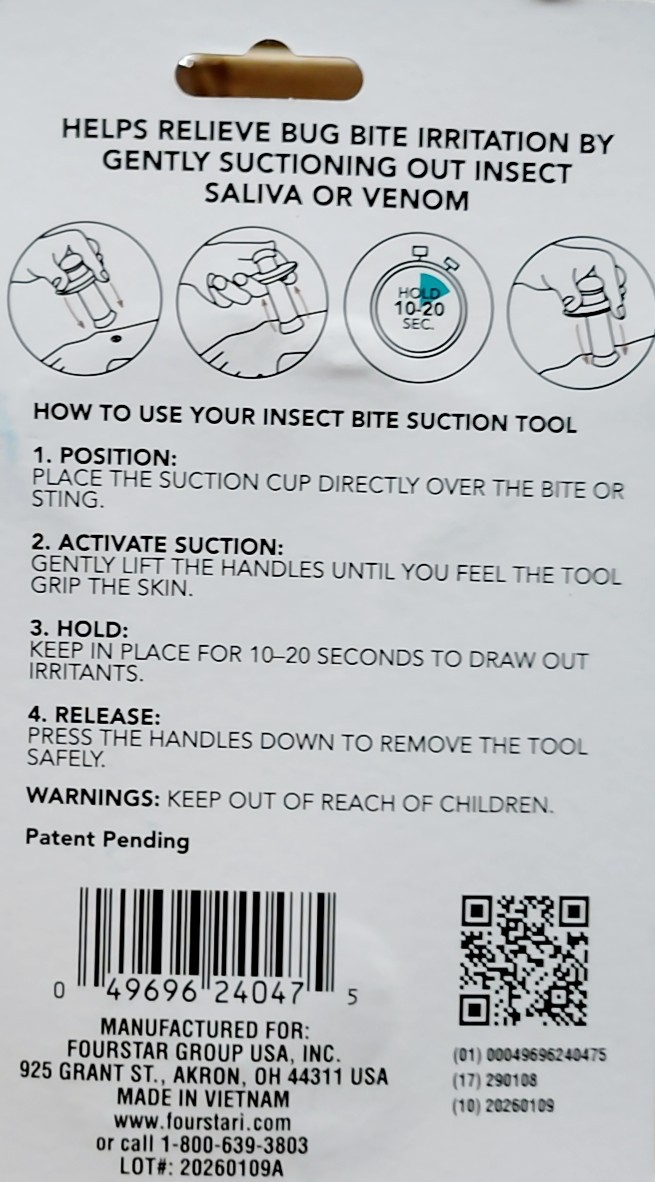 Insect 🐝 Bite 🦟 Suction Tool, Pull Out/ Remove The Poison, Soothe The Sting