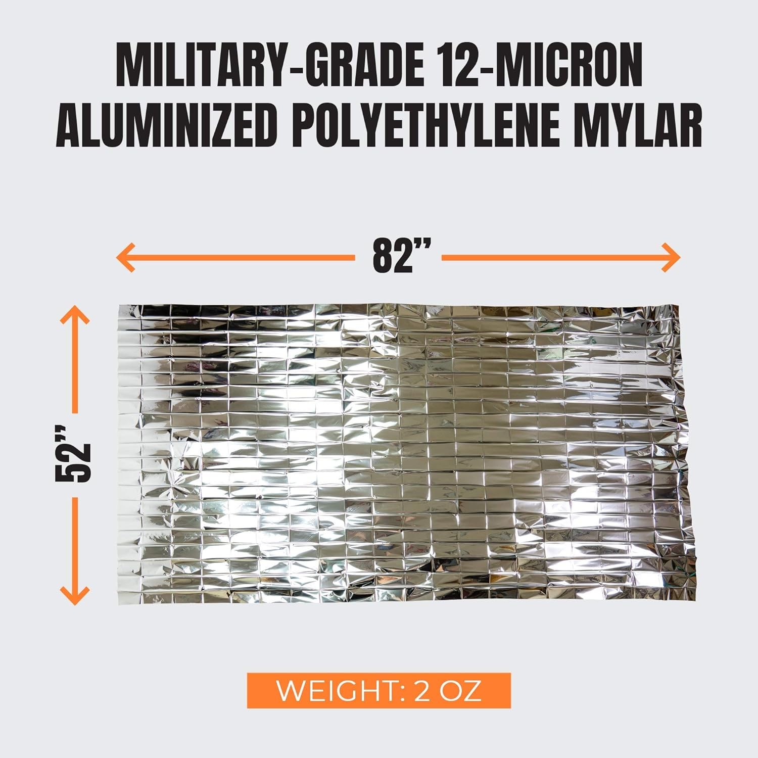 MEKKAPRO Emergency Mylar Thermal Blankets (4-Pack), Pocket Sized for Emergencies