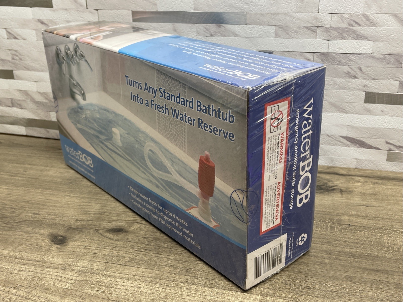NEW WaterBOB Bathtub Emergency Drinking Water Storage Container, 100 gallons
