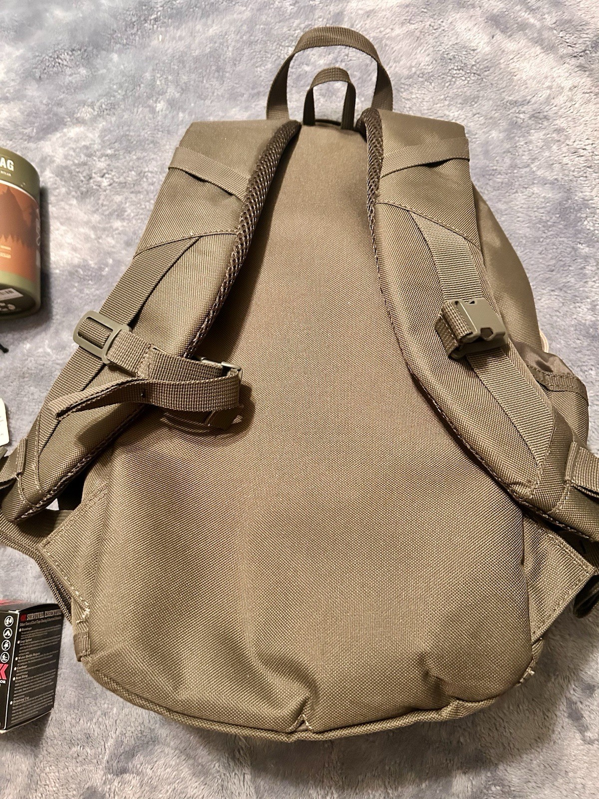 Emergency Kit With Outdoor Backpack Hiking Hunting Camping Never Used
