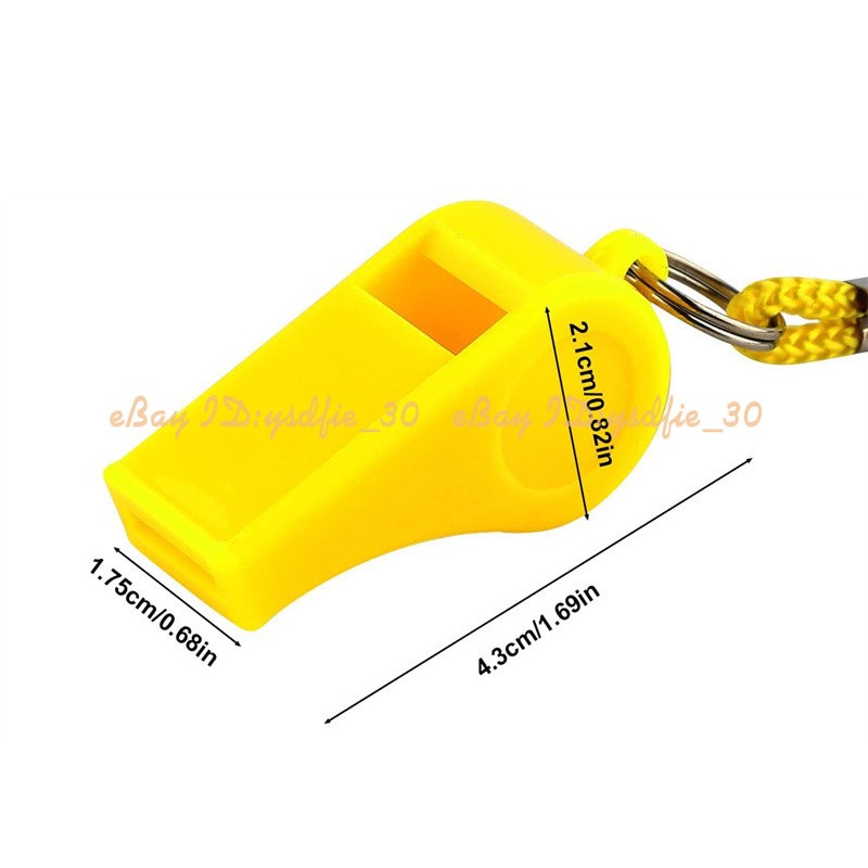 Whistle with Lanyard for Lifeguard Coach Sport Referees Training Outdoor Camping