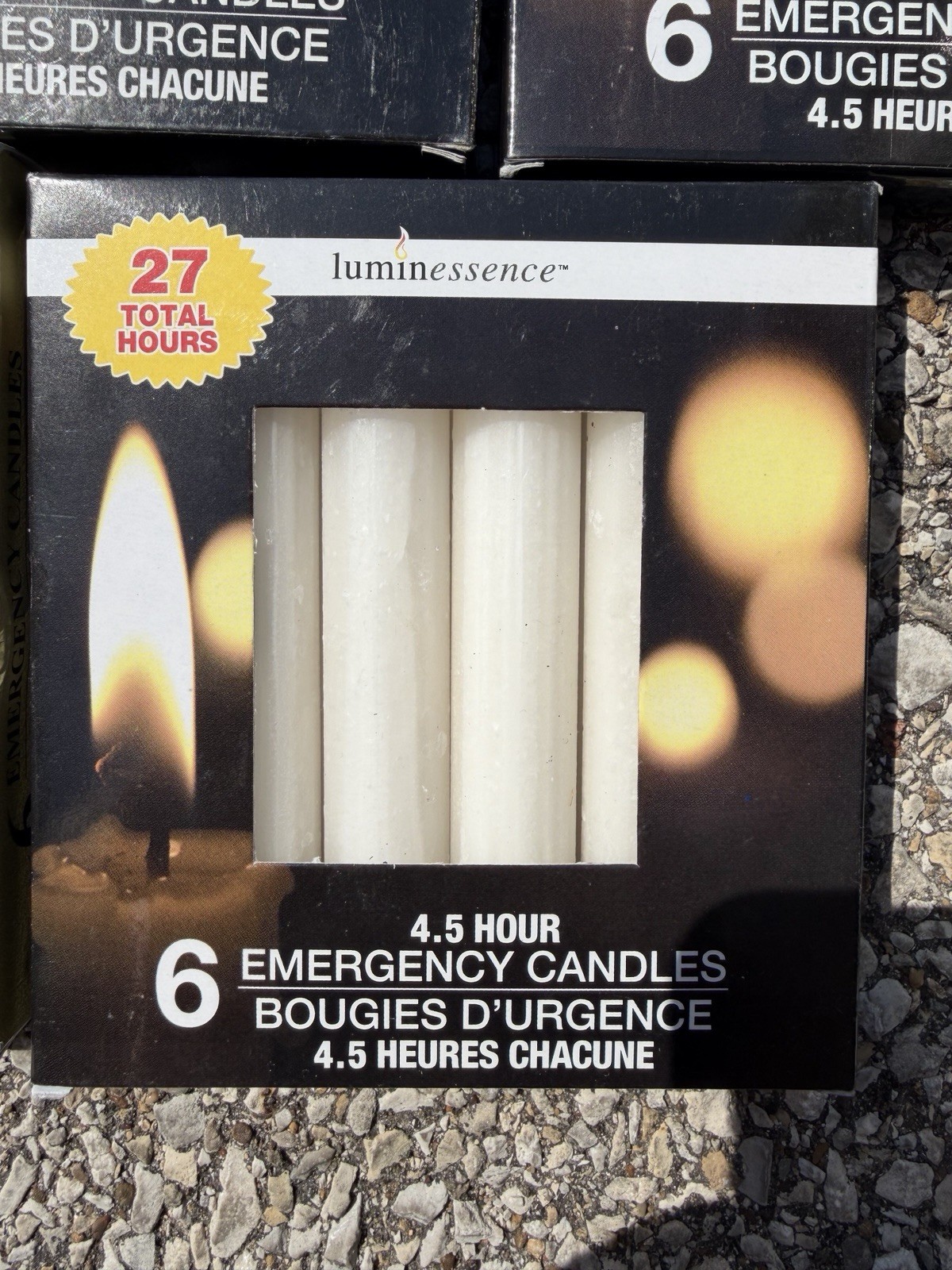 48 Emergency Candles Long Burn Power Outages, Camping, Survival, Prayer Candles