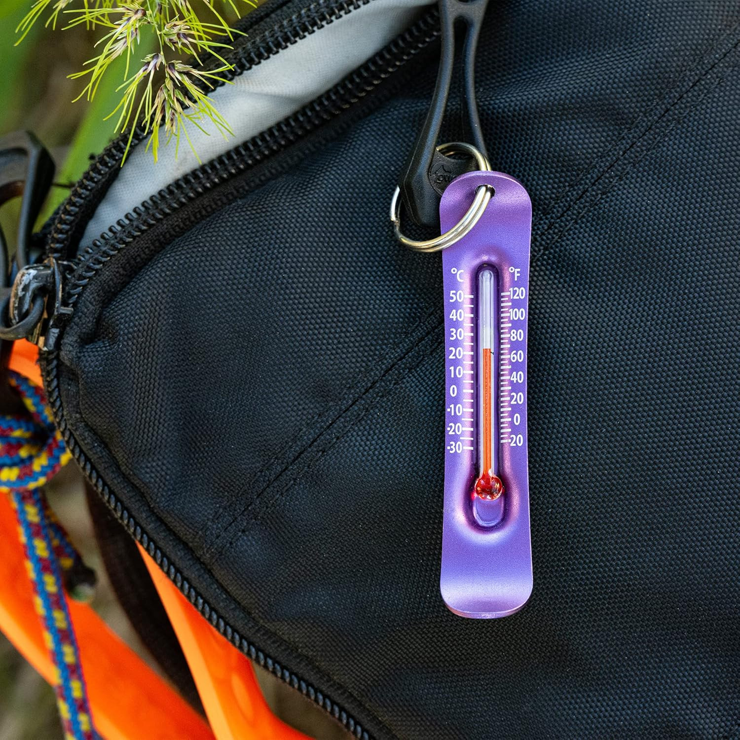 Sun Company Brrr-Ometer – Snowsport Zipper Pull Thermometer for Jacket, Parka, o