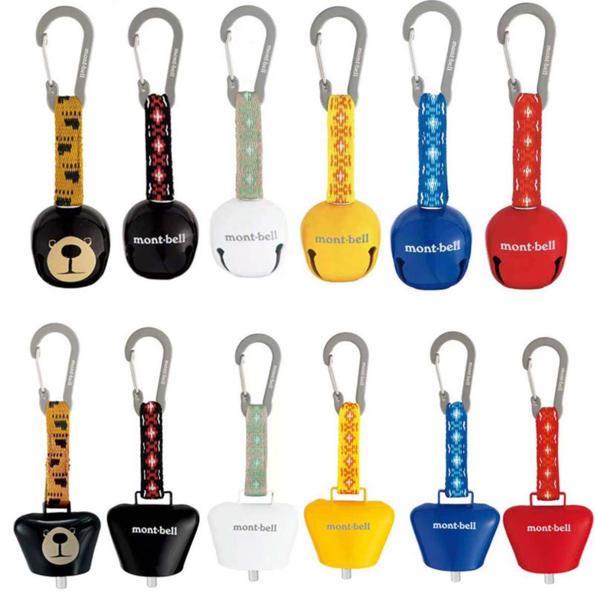 Outdoor Bear Warning Bell Carabiner Clip Hiking Camping Backpack Quick Hook Gear