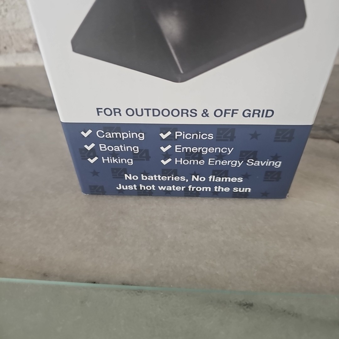 4Patriots Sun Kettle Water Heater: Portable Solar Thermos 16.9fl oz / 500ml