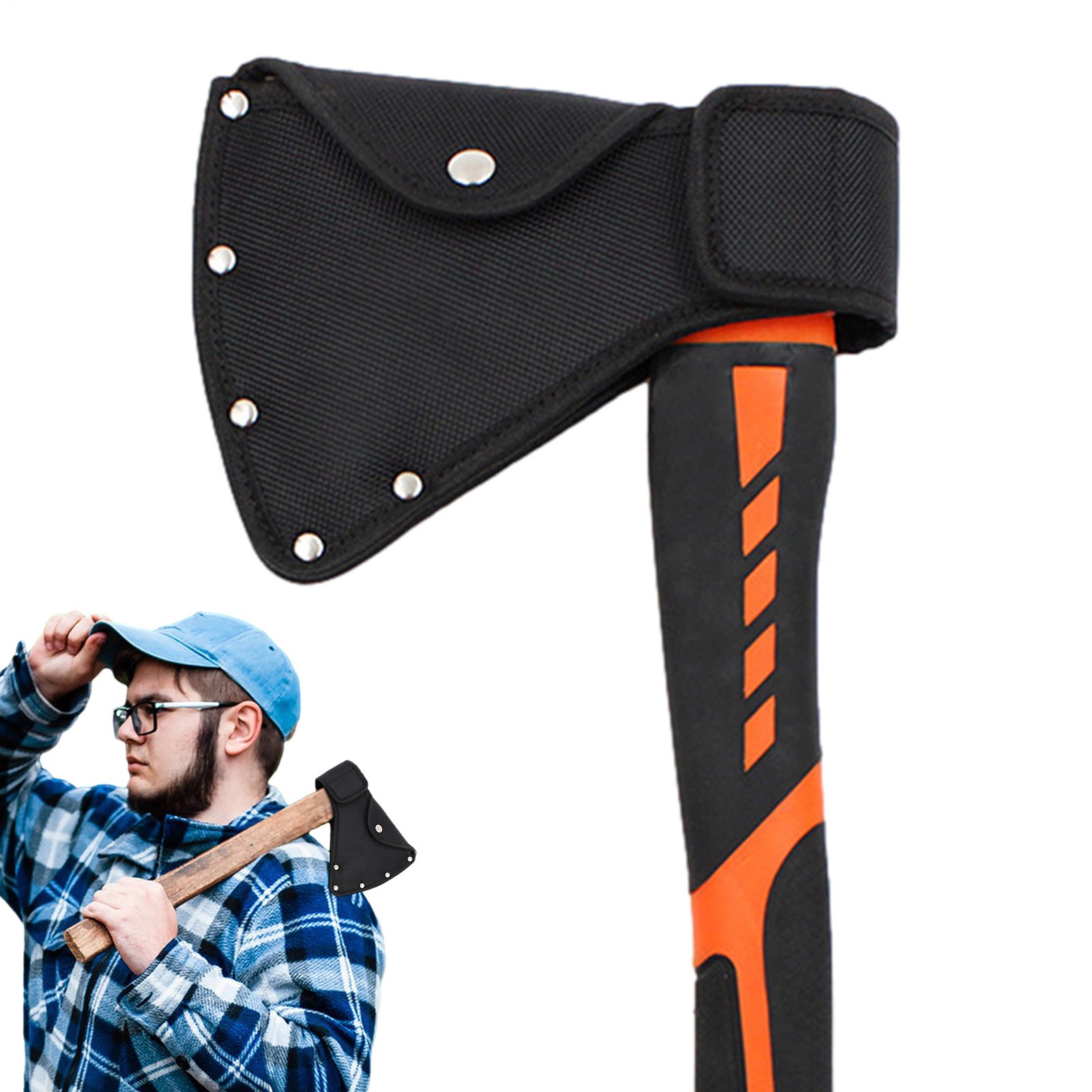 Axe Head Cover Guard Sheath Thicken Nylon Universal Axe Head Cover Durable