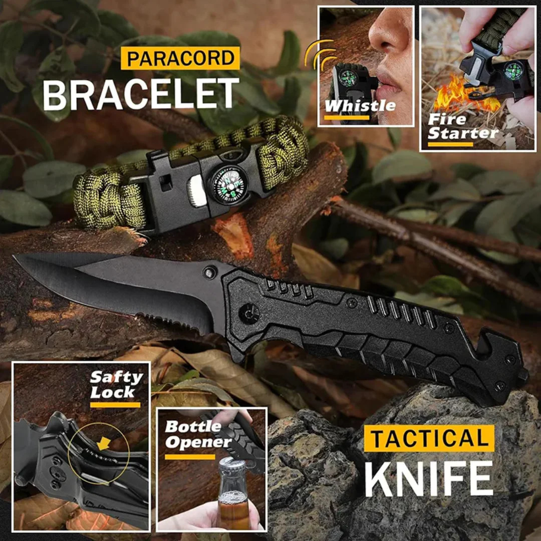 30‑Piece Outdoor Survival and Mess Kit | PrepPro