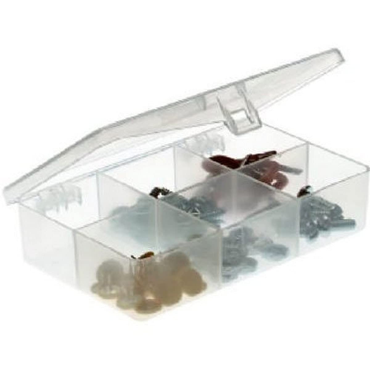 Plano Six Compartment Pocket Stowaway 6 compartment, Clear