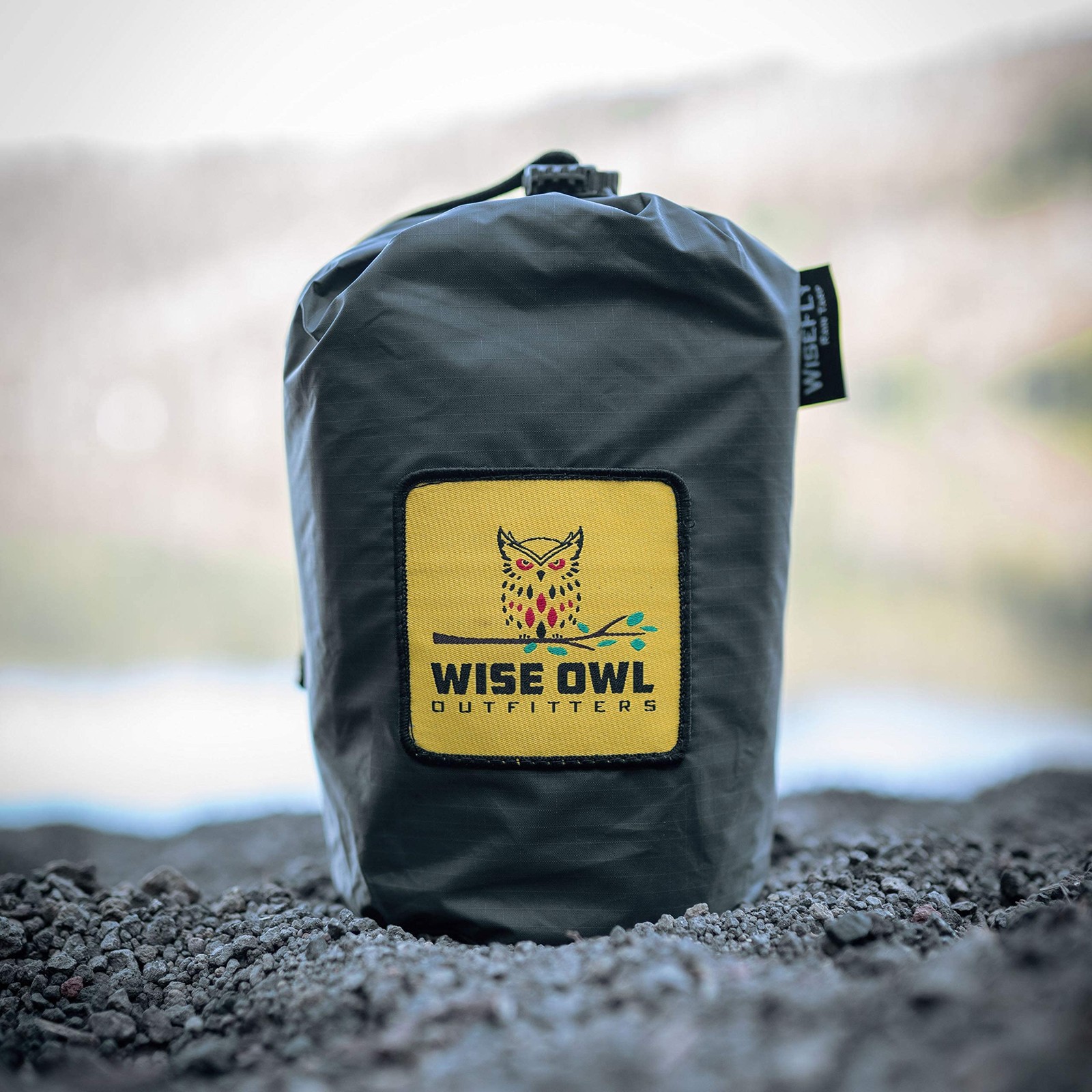 Wise Owl Outfitters Hammock Rain Fly – Waterproof Standard (26 oz), Gray