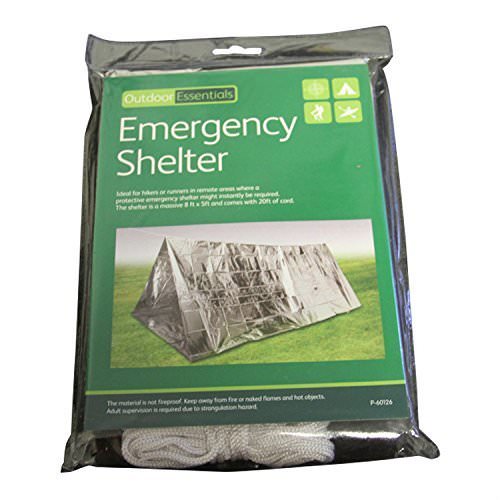 Single Person Mylar Emergency Tent Shelter – 8 Feet by 3 Feet