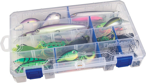 Flambeau Outdoors 4007 Fishing Tackle Box – Includes 12 7.25″, Clear