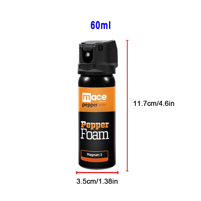 2 Pack Magnum 3 Pepper Foam – Self Defense Pepper Spray 2 fl oz