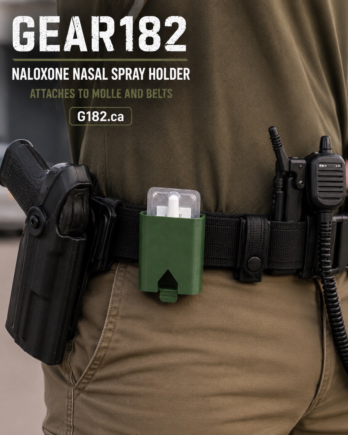 Tactical Emergency Nasal Spray Holder