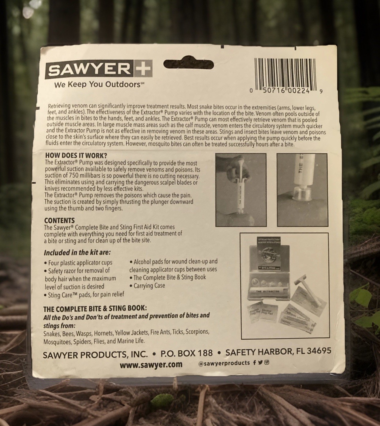 NEW Sawyer The Extractor Complete Bite & Sting 🐝 Snakes Bees Wasps Pump Kit