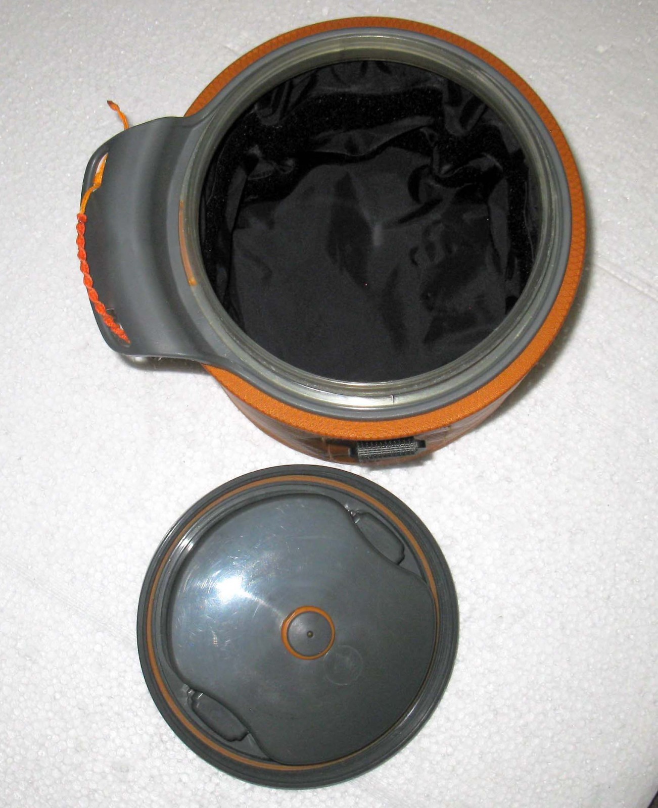 Outdoor Research Water-resistant Orange Container Capsule Rafting Camping 8×7″