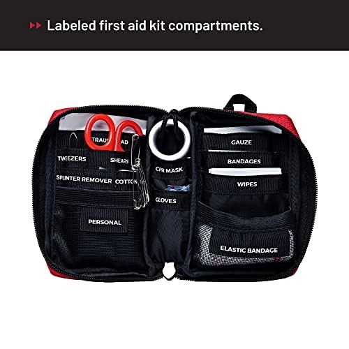 51 Pcs Comprehensive Premium Survival First Aid Kit – Medical Emergency Kit f…