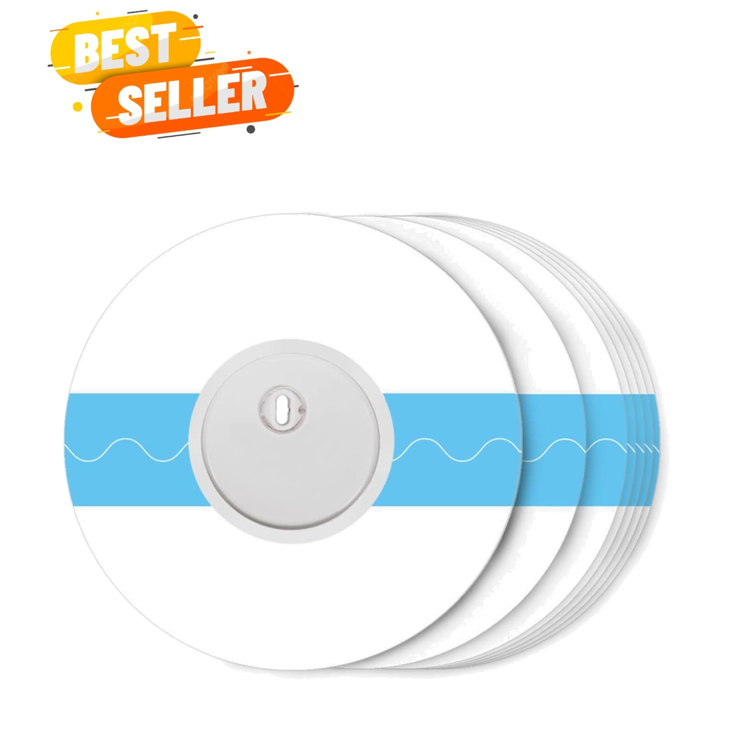 Hypoallergenic Libre 3 Sensor Covers – 40 Pack Waterproof Patches for Active Use