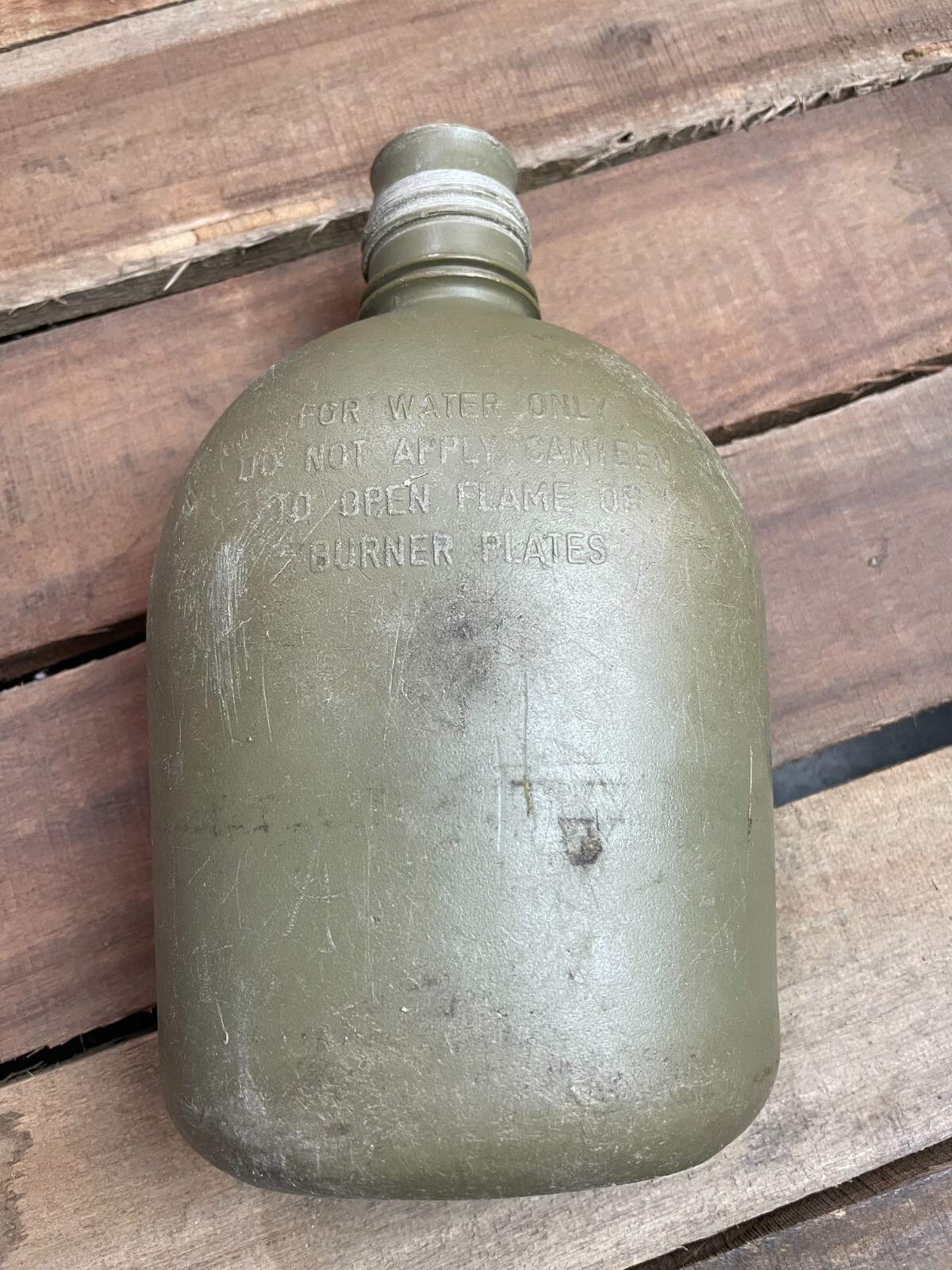 GENUINE USGI US MILITARY 1 QUART WATER CANTEEN w NBC CAP AND COVER ARMY OD GREEN