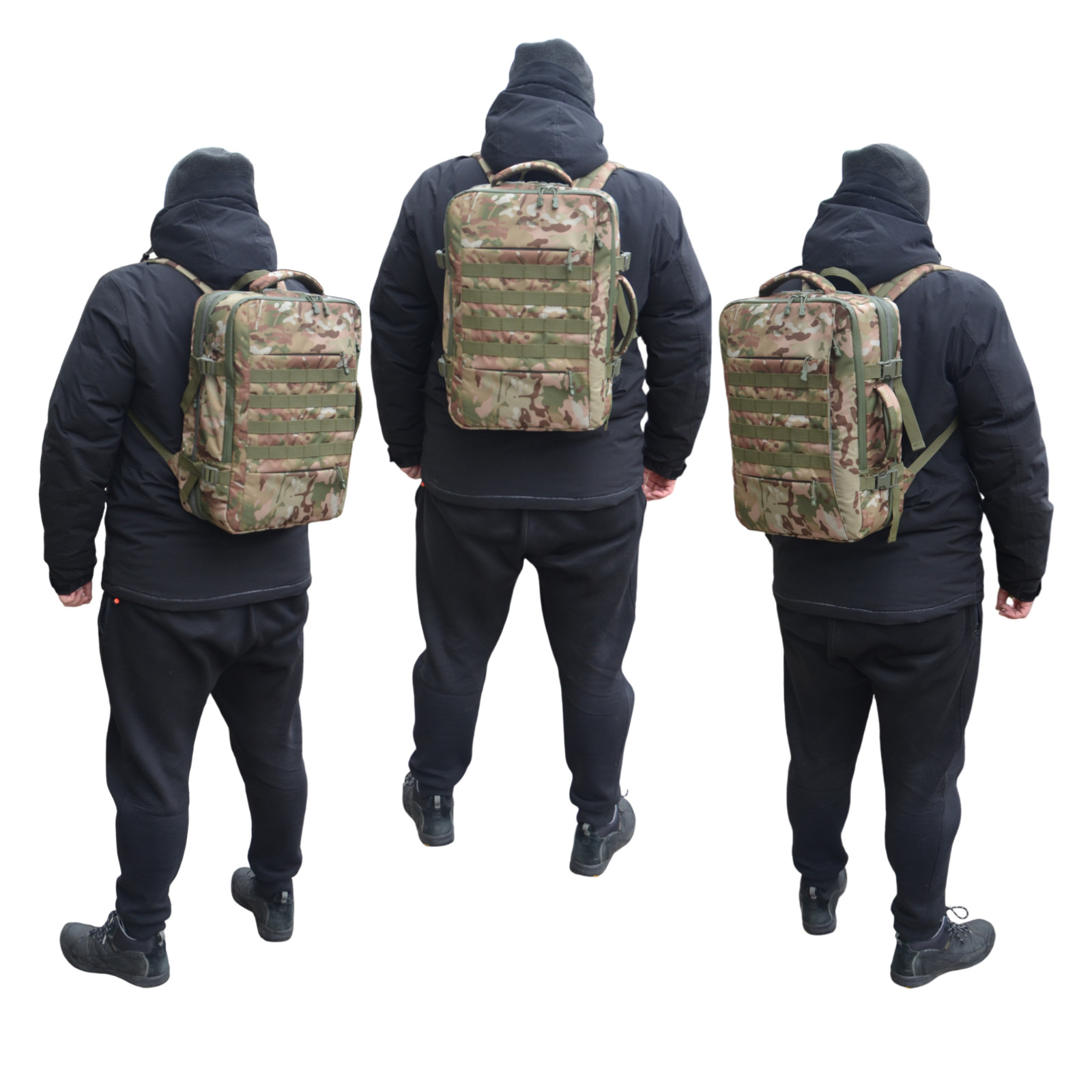 Empty Emergency Survival Tactical Travel Backpack 40L Family Comfort Rucksack