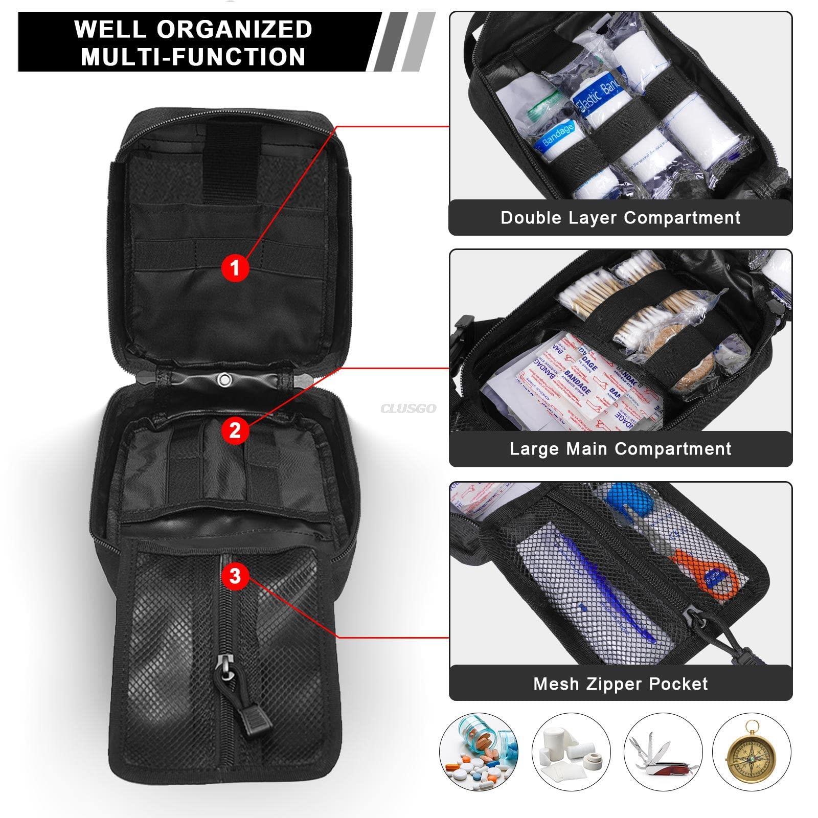 Tactical Molle Medical First Aid Kit Pouch Military Ifak Emergency Survival Bag