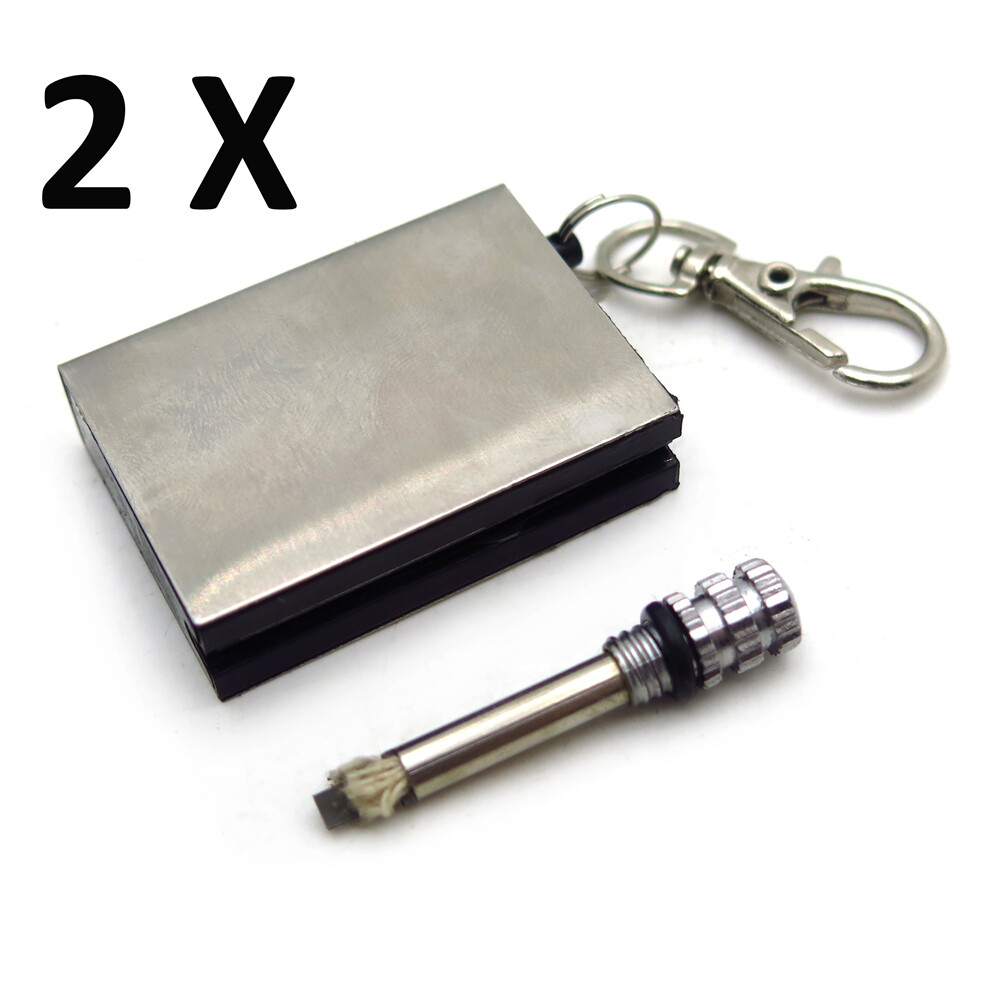 2Packs Instant Survival Magnesium Fire Starter 15,000 Matches Survival Camping