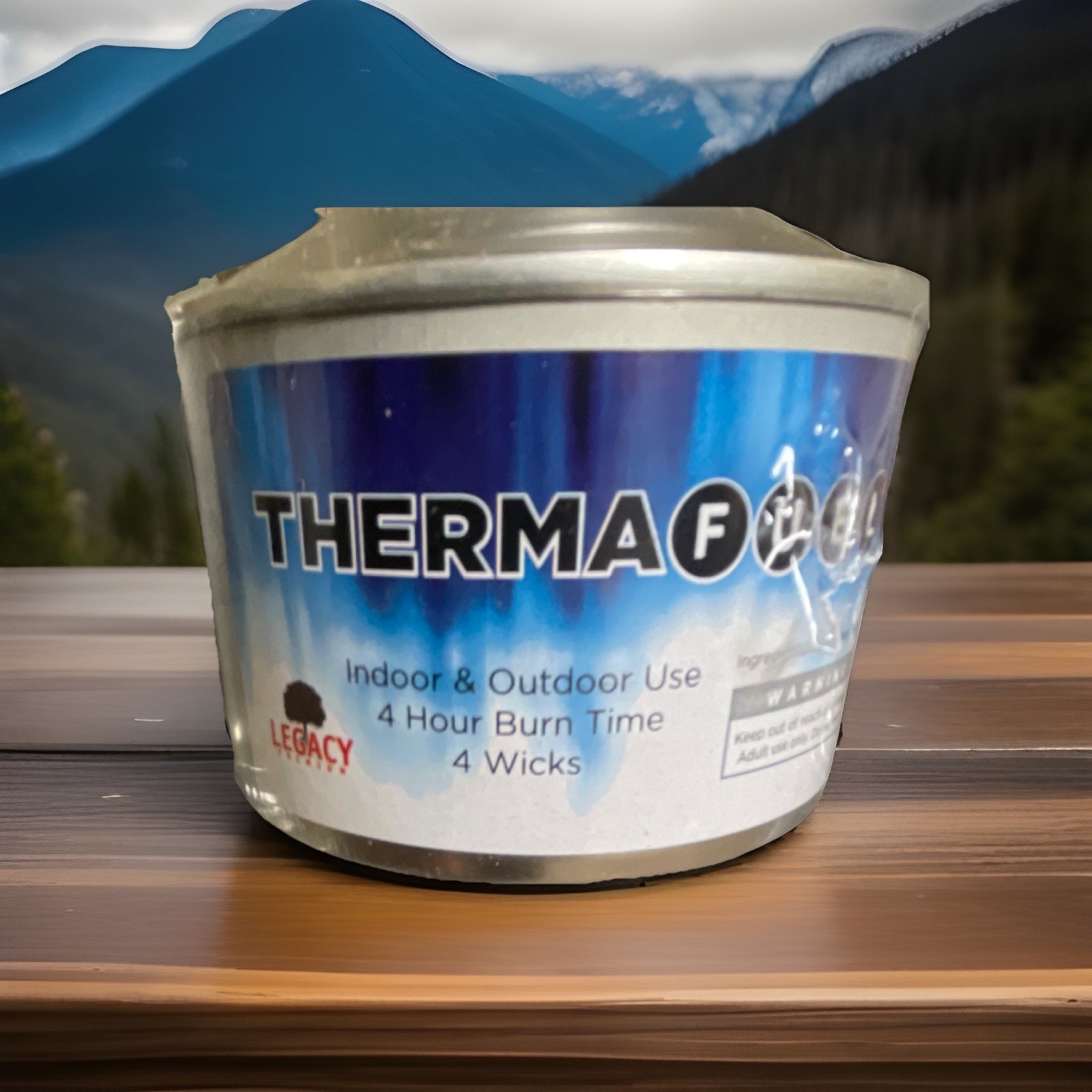 Legacy ThermaFuel Survival Fuel Indoor Outdoor 4 Hour burn time x (24cans)