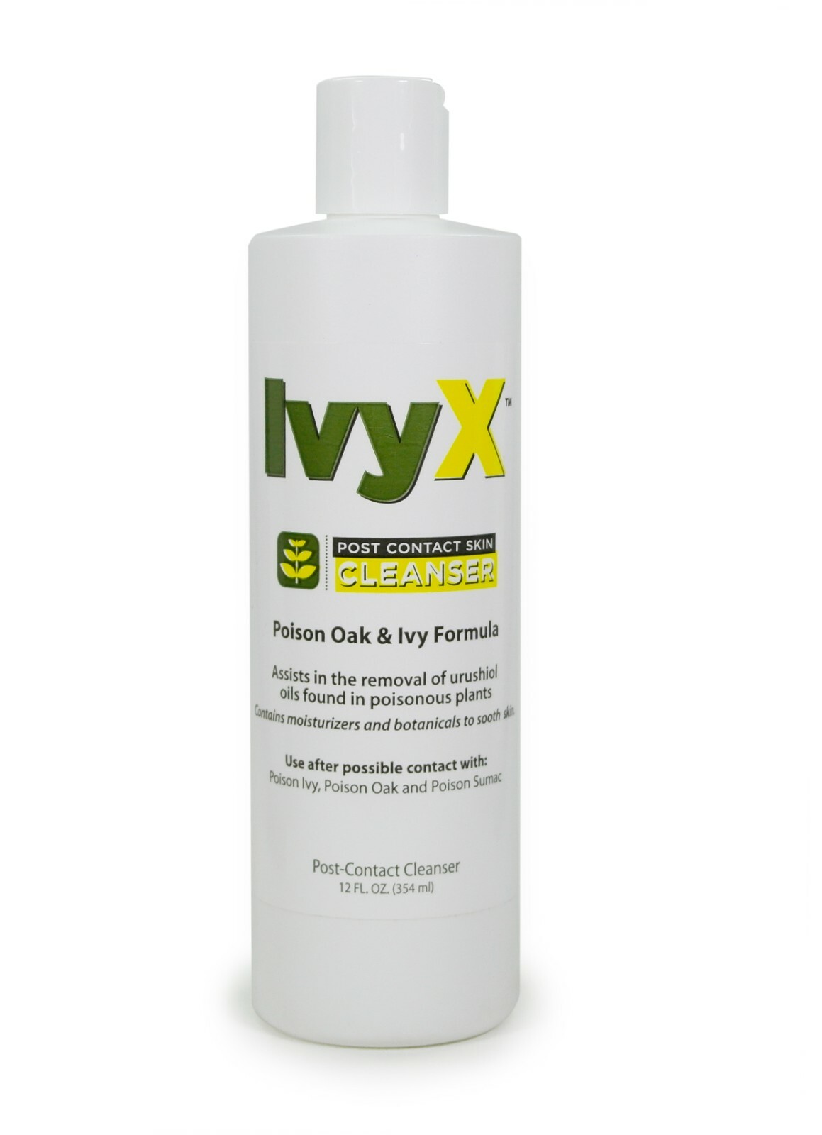 12oz IvyX Post Contact Topical Skin Cleanser Poison Ivy Oak Sumac Rash Preventer
