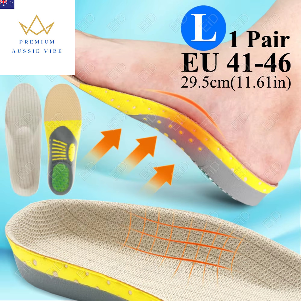 Premium Orthotic Gel Insoles Orthopedic Flat Foot Health Sole Pad for Shoes Inse