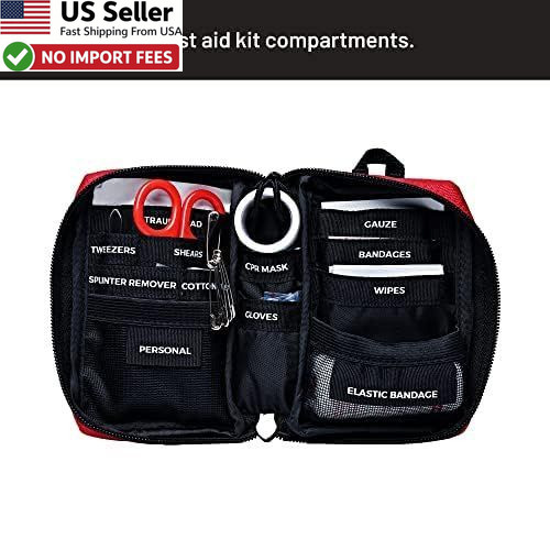 Surviveware 51 Pcs Premium First Aid Kit HSA FSA Eligible Emergency Gear FROM US
