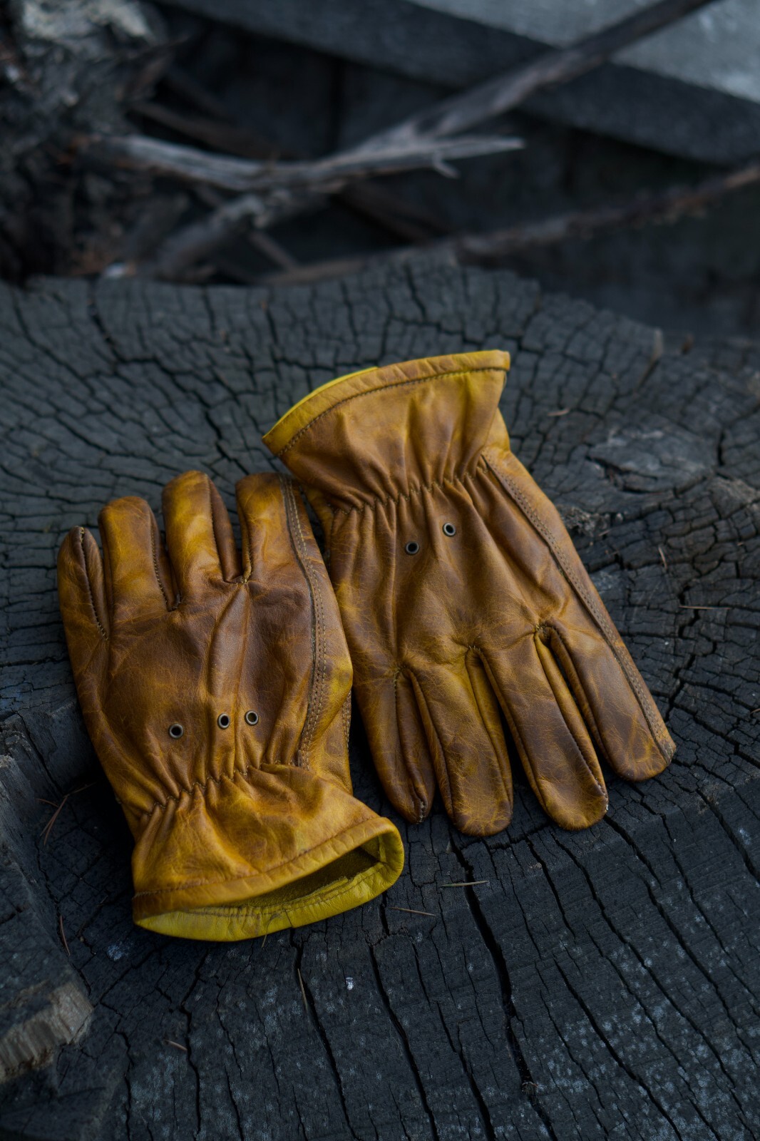 Bushcraft Leather Gloves, Fire Resistant Leather Gloves, Elegant Leather Gloves