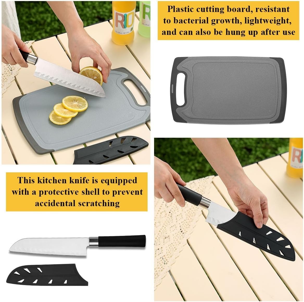 Durable Outdoor Cooking Utensils and Gadget Set with Multi-Compartment Storage