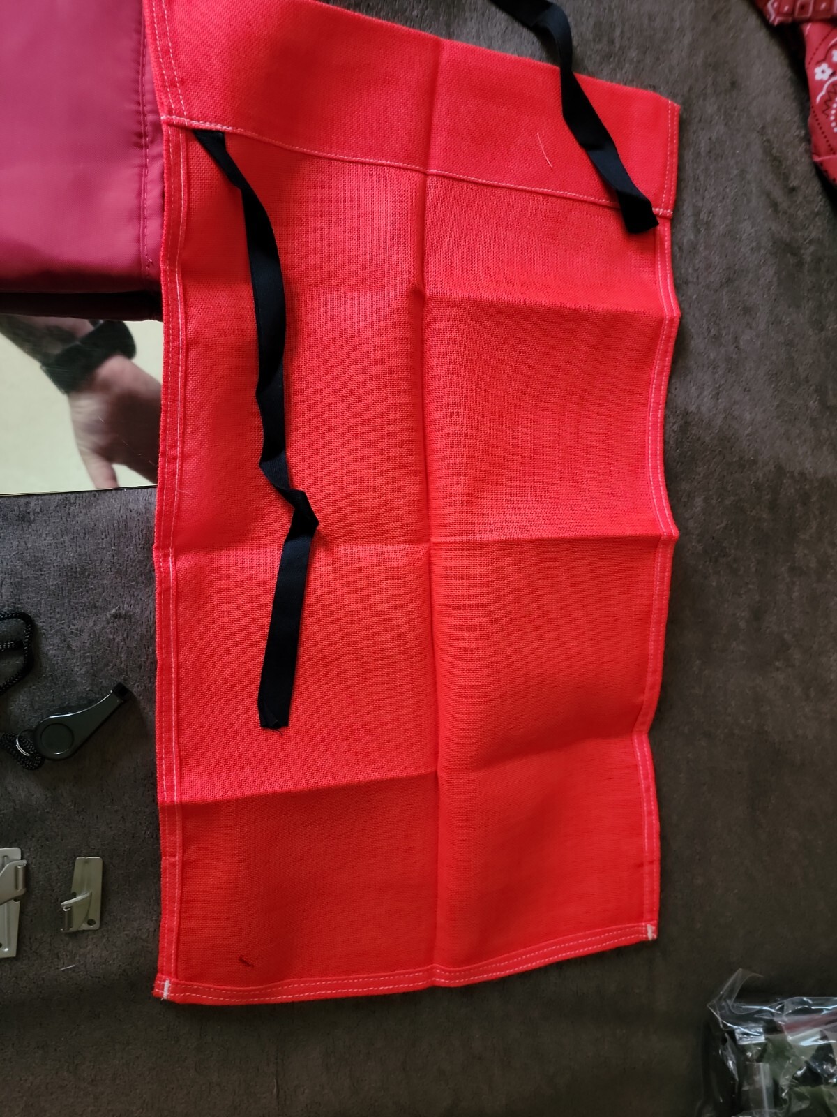 Emergency Signaling kit w/ 2 Camping Mirrors, flag, Whistle,P51, P38, tape, bag