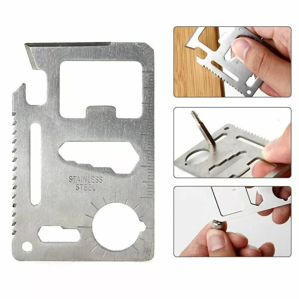 New 3pcs 11 Function Camping Hiking Emergency Survival Tool * US FREE SHIPPING *