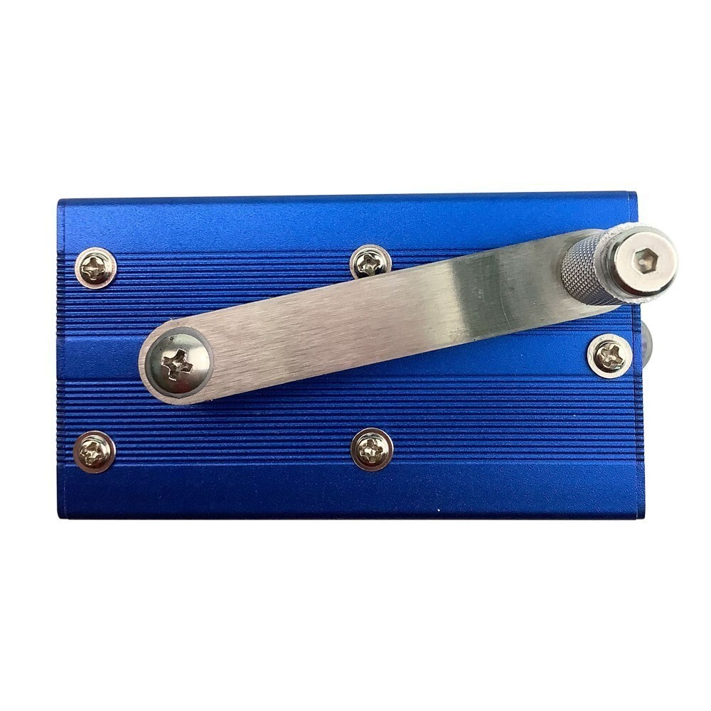 Outdoor Lightweight Emergency Survival Hand Crank Charge Generator Blue