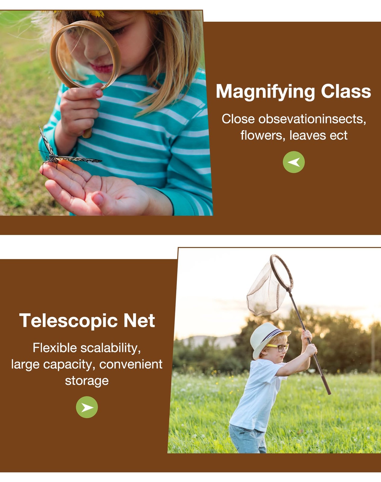 Explorer Set for Kids, Explorer Set with Insect Catcher, Magnifier, Insect Beoba…