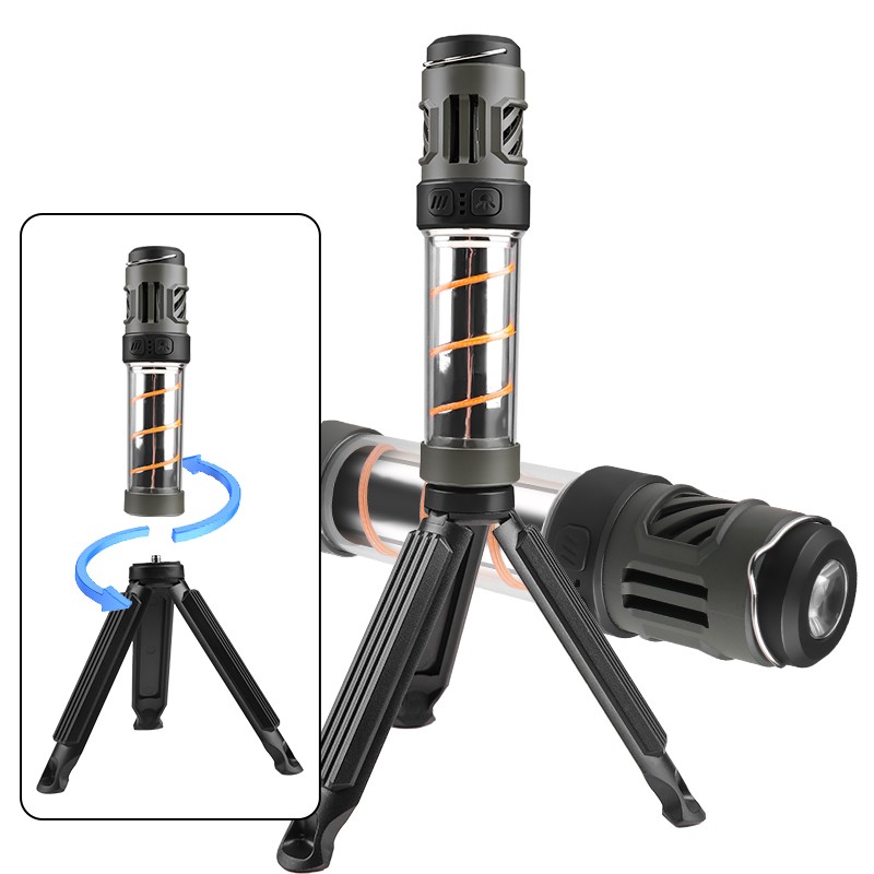 Versatile LED Camping Light Flashlight & Tripod Camp Lamp Combo