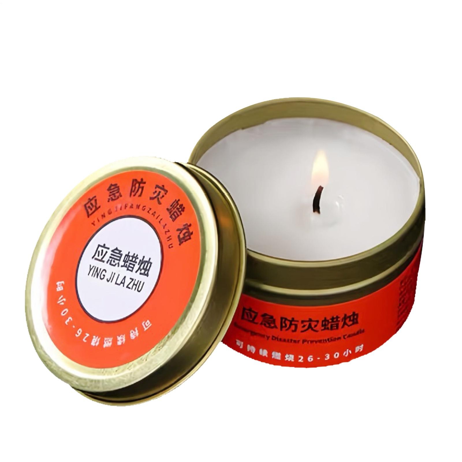 5PCS 20-30 Hour Emergency Candle Light Stove Emergency Disaster Survival Camping