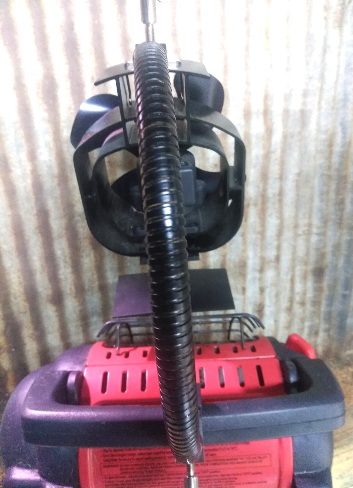 Mr. Heater “Buddy” Single Tank Wood Stove, Heat Powered Fan Mount. Custom Built.