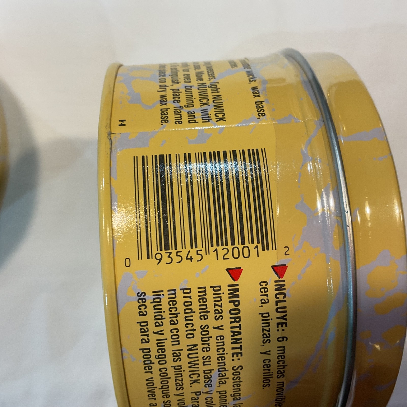 Lot of 2 – NuWick 120 Hour Emergency Candle Survival Kits in Tin, Wicks, Matches