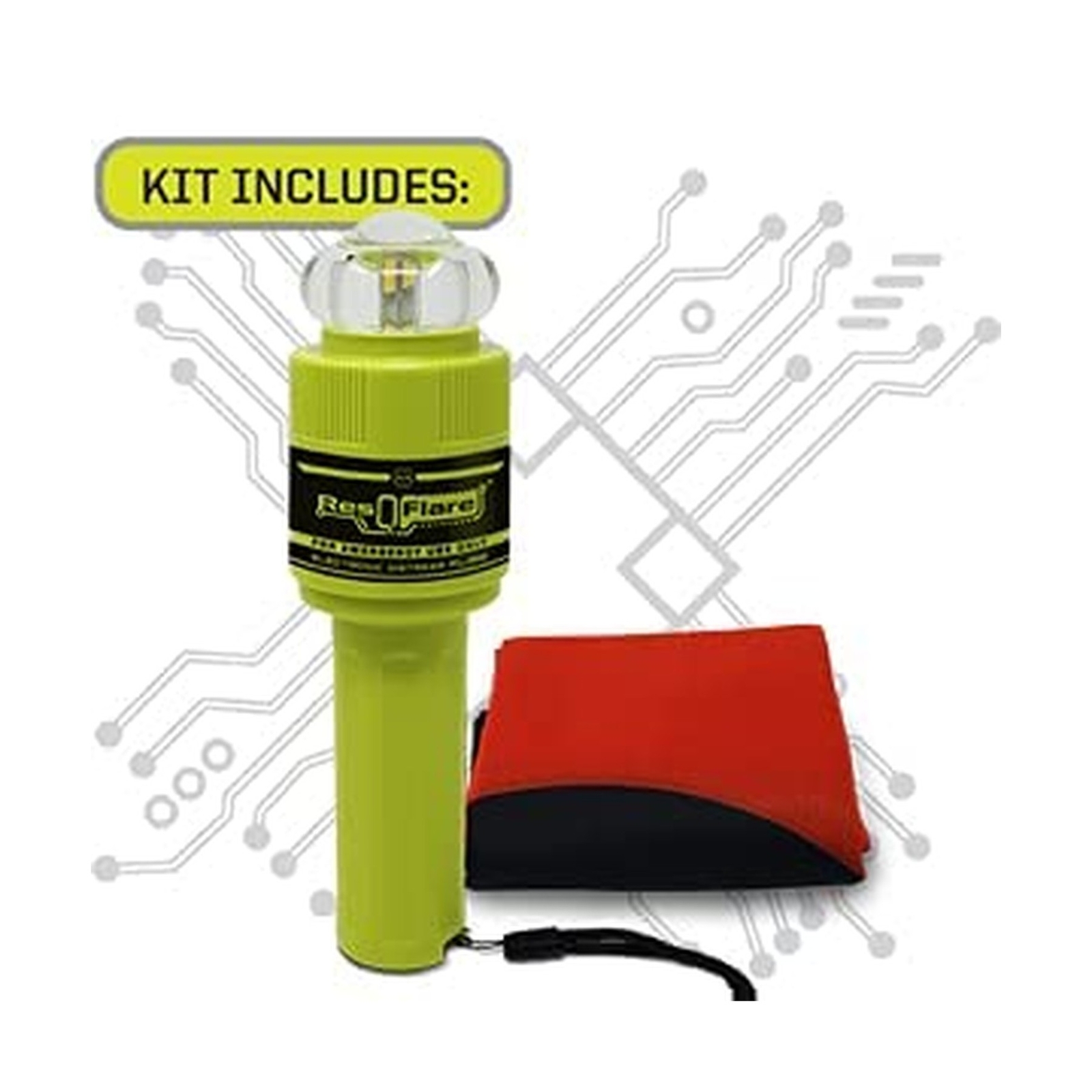 ACR ResQFlare E-Flare Safety Kit – Marine Electronic Boat Flare Meets USCG Da…