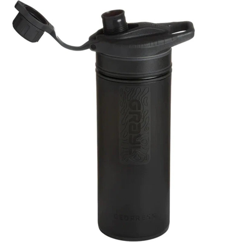 Grayl GeoPress 24oz Water Purifier Bottle Outdoor Survival Portable Filter