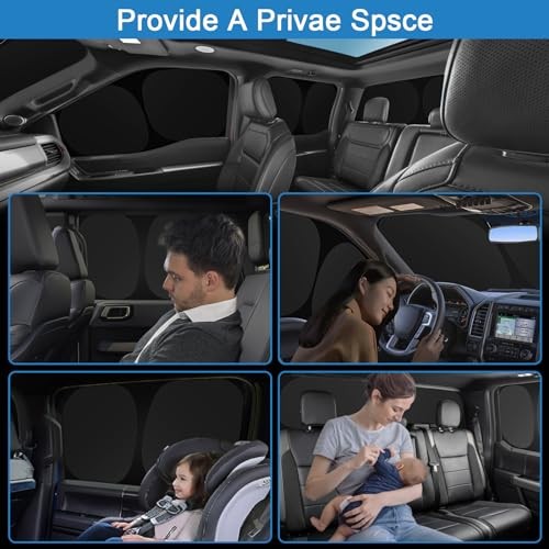 2015-2023 Ford F150 Window Shades Full Car Window Covers Ford F-150 2015-2023