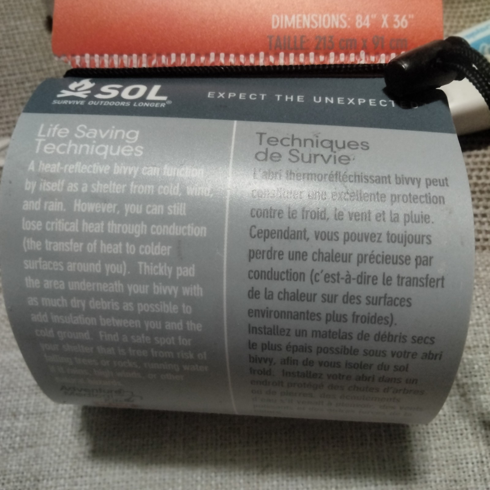 Survival Essential: 90% Heat Reflective Outdoor Bivvy – 3.8 Oz Compact Design
