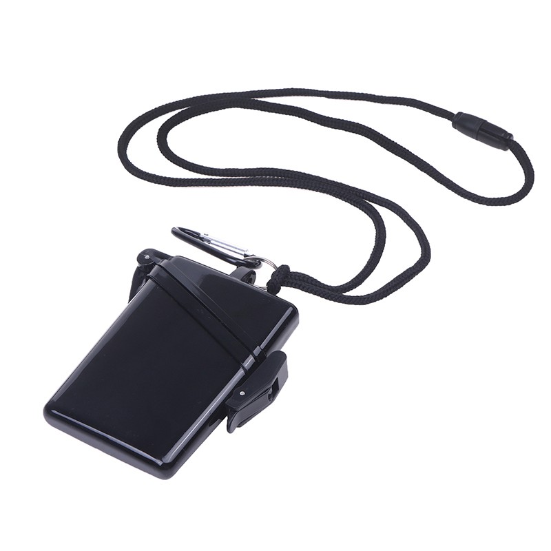 Outdoor Waterproof Pockets Key Money Storage Box Case Holder Plastic Case New
