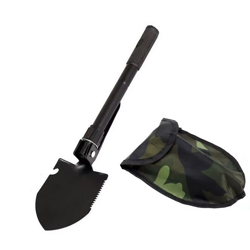 Camping Shovel Axe Folding Portable Toolkit Outdoor Survival Kit With Bag