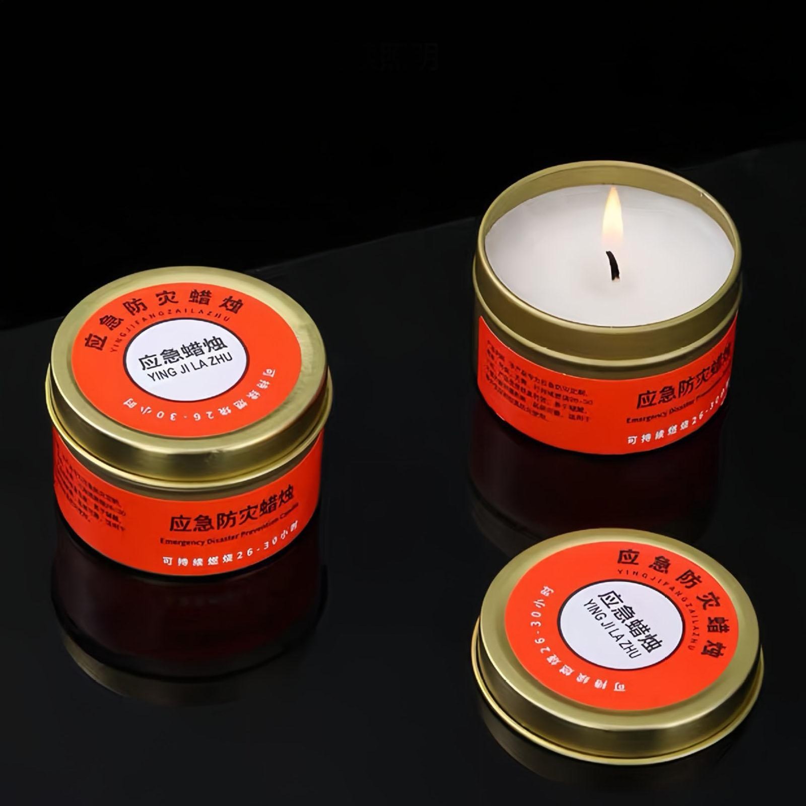 Long Burning Candles For Power Outages Outdoor Survival Candles Windproof kind