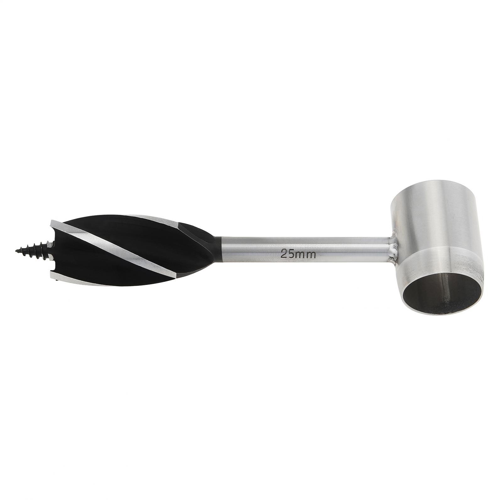 Bushcraft hand auger wrench manual hole drill with case for survival & camping